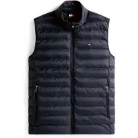 Tommy Hilfiger pour homme. MW0MW39989 Gilet matelassé pliable marine (XL), Casuel, Nylon
