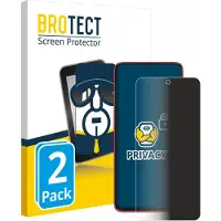 BROTECT Protection Anti-Espion (2 pcs, Motorola Edge 60 Neo), Téléphone portable : film de protection, Transparent