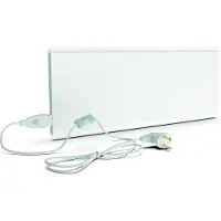Etherma Chauffage infrarouge de table MARCHE/ARRÊT, blanc, LAVA2-DESK-80-S, Radiateur, Blanc
