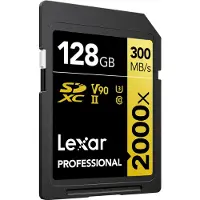 Lexar Professional 2000x GOLD 128 Go SDXC 300 Mo/s