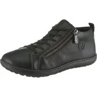 Rieker Chaussure basse vert foncé / noir / argent