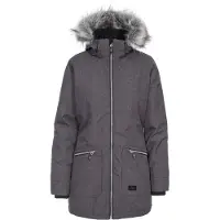 Trespass Veste d'extérieur Daybyday à capuche pour femme, imperméable TP4759 (XS) (Noir)