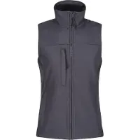 Regatta Femmes Flux Gilet Softshell, imperméable LT359 (38 FR) (Gris foncé)