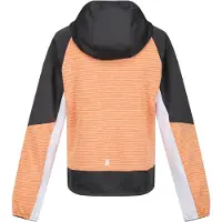 Regatta - "Prenton II" veste softshell avec capuche pour enfants RG8772 (116) (Abricot Crush/gris moyen)