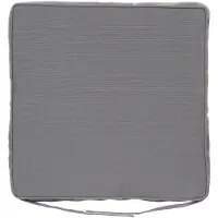 Hespéride Korai Coussin de siège gris ardoise - 40 x 40 cm