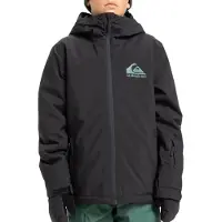 Quiksilver Mission Jacket Noir 14 Years Garçon