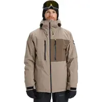 Quiksilver - Veste de ski/snowboard - Sycamore Solid 20k Jacket Fallen Rock pour Homme - Taille M - Marron