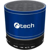 C-TECH Enceinte SPK-08L, Bluetooth, bleue