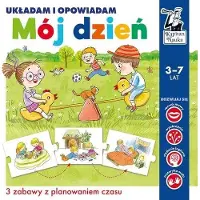 Kapitan Nauka Kit d'apprentissage Ma journée (24 pièces)