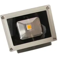 Synergy 21 Spot LED de chantier extérieur 10W boîtier gris blanc froid V2 (900 lm)