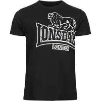 Lonsdale T-Shirt 'Langsett' noir / blanc