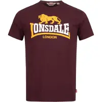 Lonsdale Holmpton Short Sleeve T-shirt Rouge S Homme