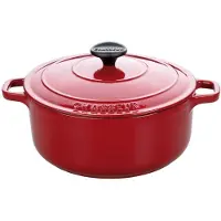CHASSEUR Cocotte ronde en fonte émaillée 24cm rubis sublime - - PUC472458 -