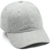 BOSS Hugo Casquette Derrel Wool Blend Gris