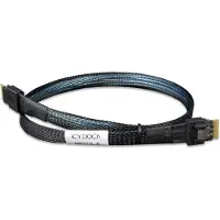 Icy Dock MB323L-B câble Serial Attached SCSI (SAS) 0,5 m Noir