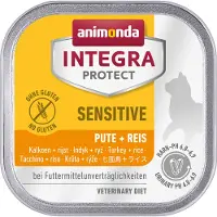 Animonda Integra Protect Sensitive - Barquette - Dinde et riz - 16 x 100 g