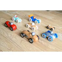 Vilac - Voiture Rallye Checkers GM bois naturel