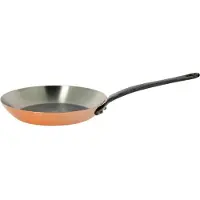 De Buyer Inocuivre poêle à frire avec poignée en fonte, Poêle + casserole, Cuivre