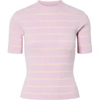 Pieces Pull-over jaune / lilas