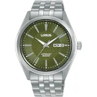 Lorus Watches Montre homme RL487BX9 verte argentée