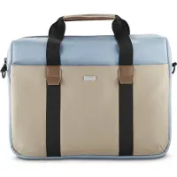 Hama Silvan", durable, de 34 - 36 cm (13,3"- 14,1 (14.10", Universel), Sac pour notebook, Beige, Bleu