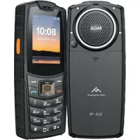AGM Mobile AGM M6, barre, double SIM, 6,1 cm (2.4"), 0,3 MP, 2500 mAh, noir