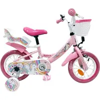 Volare Vélo enfant Unicorn 12 pouces, rose