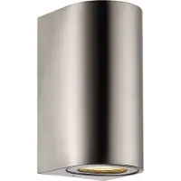Nordlux Canto Maxi 2 Applique murale GU10 Acier inoxydable Lampe d'extérieur 49721034