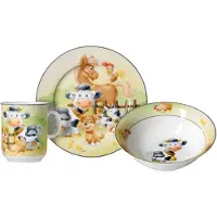 Ritzenhoff & Breker 318777 Set de vaisselle HOFTIERE, 3 pièces