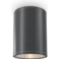 Maytoni Bar LED plafonnier, plafonnier 7W graphite IP65 blanc chaud (800 lm, IP65)