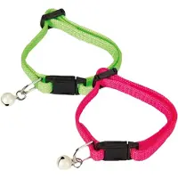 Beeztees Collier pour chaton en nylon - vert vif - 23 x 0,8 x 0,3 cm