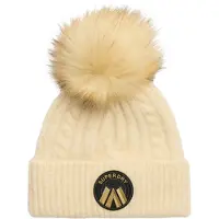 Superdry Cable Luxe Beanie Beige