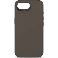 Decoded Silicone Backcover Apple iPhone 16e Black (Apple iPhone 16e), Coque pour téléphone portable, Noir
