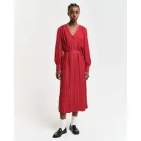 Gant 4503360 Long Sleeve Midi Dress Rouge 40 Femme