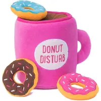 ZippyPaws Zippy Burrow - Café et Donutz - 15 x 20 cm
