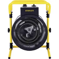 Stanley SXJH119000E Aérotherme 9000W 90 m² Noir/Jaune (SXJH119000E), Radiateur soufflant, Noir, Jaune