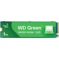 Western Digital WD Green SN350 NVMe SSD WDS100T3G0C-00AZL0 - SSD - 1 TB - intern - M.2 2280 - PCIe 3.0 x4 (NVMe)