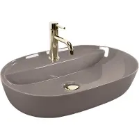 REA Vasque À Poser Aura 61 Beige Shiny
