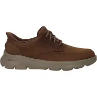 SKECHERS Slip-Ins Relaxed Fit Veterschoenen Laag - Cognac - Maat 48.5