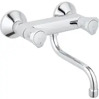 GROHE F.Costa Mitigeur mural d'évier no.31187001 chromé