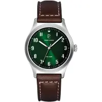 Pierre Lannier Montre à affichage analogique vert