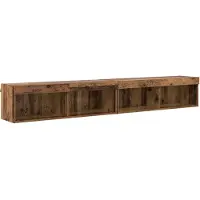vidaXL Ensemble de meubles TV , 2 pièces, bois recyclé, 100 x 30 x 30 cm, aggloméré