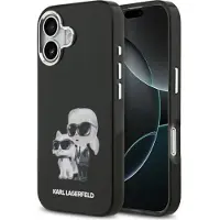 Karl Lagerfeld Iml Aquarelle Karl & Choupette & Logo Magsafe Iphone 17 Phone Case Noir