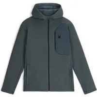 Spyder - Veste polaire à capuche - Bandit Hooded Jacket Slate Blue pour Homme - Taille M - Bleu
