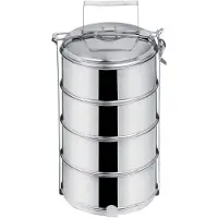 Orion Boîte à lunch en acier à 4 compartiments 4x1 l