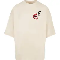 Mc Clothes Bla Bla Bla Comic Huge Short Sleeve T-shirt Beige S Homme