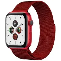 Hurtel Bracelet magnétique Watch 7 7/8 41mm Bande magnétique Bracelet (41 mm), Sangles de montre, Rouge