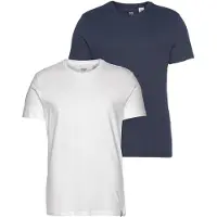 Levi's T-shirt SLIM 2PK CREWNECK 1 hommes - Marine - EU L
