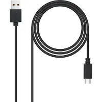 Nanocable Câble USB A vers USB-C 10.01.210 Noir