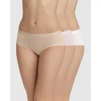 Dim D4h01 Panties 3 Units Beige,Rose 36-38 Femme